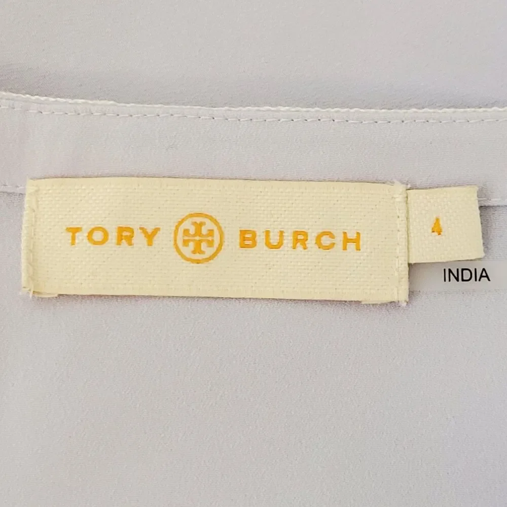 Tory Burch Sadie Floral Appliqué Dress – French Lavender